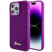 Etui i futerały do telefonów - Etui GUESS Disco Metal Script do Apple iPhone 15 Pro Max Fuksja - miniaturka - grafika 1