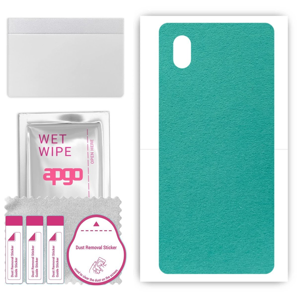 Folia naklejka skórka strukturalna na TYŁ Zamsz do Samsung Galaxy M01 Core - Zamsz Miętowy - apgo SKINS