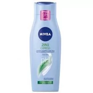 Szampony do włosów - Nivea Hair Care Szampon z odżywką 2 w 1 400ml - miniaturka - grafika 1