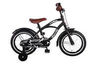 Rowery - Yipeeh Chłopiec czarny rower cruiser, matowy - miniaturka - grafika 1