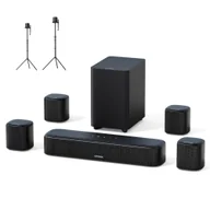 Soundbary - Soundbar Ultimea Aura A40 7.1 + 2 pary stojaków głośnikowych Steady 310 - miniaturka - grafika 1