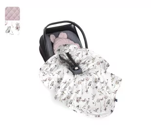 Baby Steps, Ocieplony kocyk do fotelika, Natura, Sephia rose - Śpiworki dla dzieci - miniaturka - grafika 1