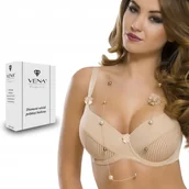 Biustonosze - Biustonosz Vena Vb-11 , Fullcup , Beżowy , 90B - miniaturka - grafika 1