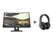 Monitory - HP x24c + Bluetooth Headset 500 - miniaturka - grafika 1