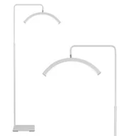 Lampy kosmetyczne - Lampa kosmetyczna podłogowa bezcieniowa Moon led do zabiegów kosmetycznych biała - miniaturka - grafika 1