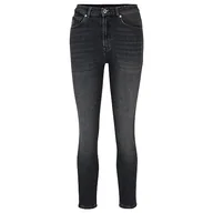 Spodnie damskie - HUGO Damskie spodnie jeansowe, Dark Grey24., 26W / 32L - miniaturka - grafika 1