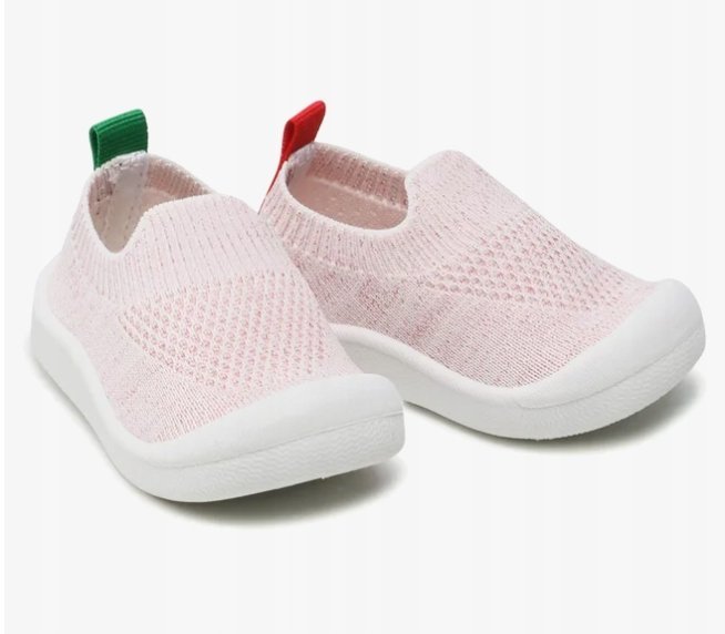 KICKERS PÓŁBUTY DZIECIĘCE RÓŻOWE ZE SKÓRĄ 21 1Ż7H