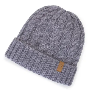 Damska czapka beanie ocieplana - Czapki damskie - miniaturka - grafika 1