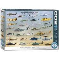 Puzzle - Puzzle 500 Helikoptery wojskowe XXL Nowa - miniaturka - grafika 1