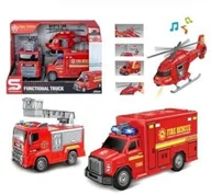 Samochody i pojazdy dla dzieci - Zestaw pojazdów straży pożarnej - miniaturka - grafika 1