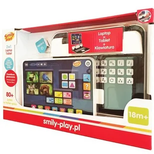 Zabawka edukacyjna - Laptop i Tablet 2w1 dla dzieci - Zabawki interaktywne dla dzieci - miniaturka - grafika 1