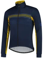 Kurtki męskie - Męska Kurtka Rowerowa Rogelli Kalon Cycling Winterjacket | Blue/Yellow - Rozmiar M - miniaturka - grafika 1