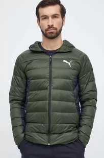Puma kurtka puchowa męska kolor zielony - Kurtki męskie - miniaturka - grafika 1