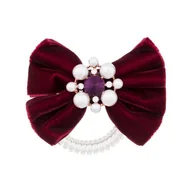 Ozdoby do włosów - Invisibobble Bowtique British Royal Hair Ring Gumka do włosów 1 szt Odcień Take a Bow - miniaturka - grafika 1