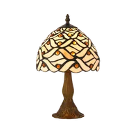 Lampy stojące - Lampa stołowa witrażowa TIFFANY 1X40W E14 224 PREZENT - miniaturka - grafika 1