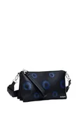 Torebki damskie - Desigual Women's Accessories PU Across Body Bag, czarna, czarny - miniaturka - grafika 1