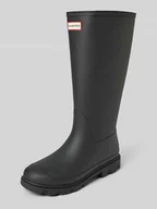 Kalosze damskie - Kozaki z detalem z logo - miniaturka - grafika 1