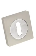 Klamki - Alubrass klamki drzwiowe SQNCK - Szyld dolny, rozeta NIKIEL CHROM - klucz SQNC - miniaturka - grafika 1