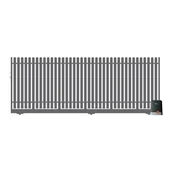 Ogrodzenia - Polbram Brama przesuwna z automatem Daria 2 bez przeciwwagi prawa - miniaturka - grafika 1