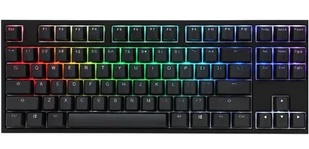 Ducky One 2 TKL PBT, MX-Speed-Silver, RGB LED - czarna Klawiatura Gamingowa DKON1787ST-PDEPDAZT1 - Klawiatury - miniaturka - grafika 1