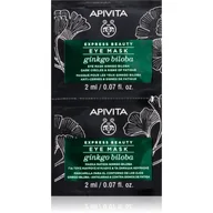 Kosmetyki pod oczy - Apivita Apivita Express Beauty Ginko Biloba - maseczka pod oczy redukująca cienie i oznaki zmęczenia 2x2ml - miniaturka - grafika 1