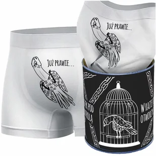 Bokserki Męskie Prezent Kawalerski Dla Dzień Chłopaka Walentynki Urodziny - Majtki męskie - miniaturka - grafika 1