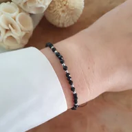 Bransoletki - Bransoletka z czarnym turmalinem - miniaturka - grafika 1