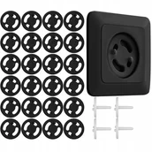 Akcesoria fotograficzne - CZARNE ZABEZPIECZENIA DO GNIAZDEK KONTAKTÓW - 24x - miniaturka - grafika 1