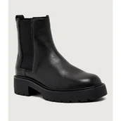 Botki damskie - Calvin Klein Skórzane sztyblety - miniaturka - grafika 1