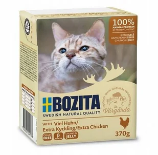 Bozita z Kurczakiem kawałki w galaretce Kartonik 370g 3938 - Mokra karma dla kotów - miniaturka - grafika 3