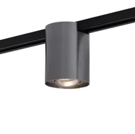 Lampy sufitowe - QAZQA Nowoczesny szynowy reflektor jednofazowy w kolorze ciemnoszarym - Iconic Rondoo Up - miniaturka - grafika 1