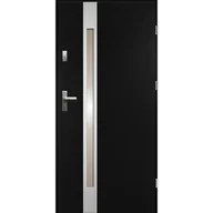 Drzwi zewnętrzne - Drzwi zewnętrzne stalowe wejściowe Temidas Czarny 90 prawe OK Doors Trendline - miniaturka - grafika 1