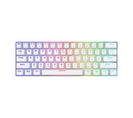 Klawiatury - Savio Whiteout X2 Outemu Peach Silent Hot Swap Biały - miniaturka - grafika 1