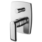 Baterie podtynkowe - Omnires EBRO bateria wannowa podtynkowa EB2135 CR CHROM - miniaturka - grafika 1