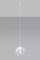 Lampy sufitowe - Sollux Lighting Lampa wisząca TULOS 1 biała - miniaturka - grafika 1