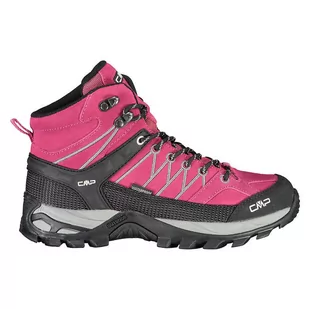 CMP Damskie buty trekkingowe Rigel Mid Wmn Shoe Wp, Sangria Grey, 37 eu - Buty trekkingowe damskie - miniaturka - grafika 1