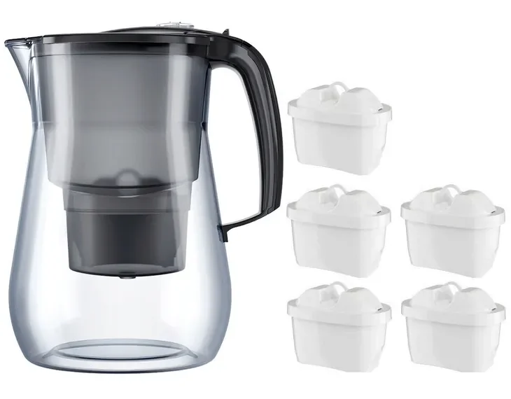 Dzbanek Filtrujący Aquaphor Onyx 4,2l Czarny +5 Filtrów