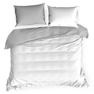 Pościel - Eurofirany Pościel dwustronna biało-srebrna satynowa Nova3 180x200 ef-psc-nova3b+sreb-180 - miniaturka - grafika 1