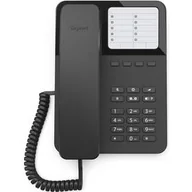 Telefony stacjonarne - Telefon stacjonarny Gigaset DESK 400 (S30054-H6538-R601) Czarny - miniaturka - grafika 1
