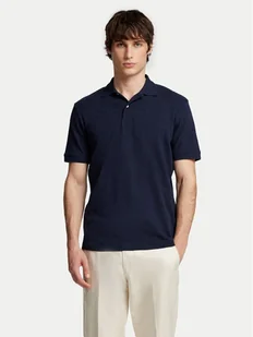 Selected Homme Polo Paul 16096767 Granatowy Regular Fit - Koszulki męskie - miniaturka - grafika 1