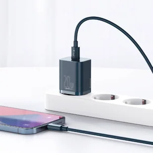 Baseus Super Si 1C szybka ładowarka USB Typ C 20 W Power Delivery niebieski (CCSUP-B03) - Ładowarki do telefonów - miniaturka - grafika 11