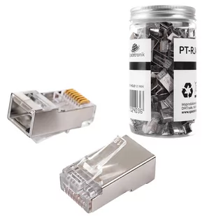 Wtyk RJ45 przelotowy kat6 Ftp PT-RJ456FT-11 100szt - Wtyczki i adaptery - miniaturka - grafika 6