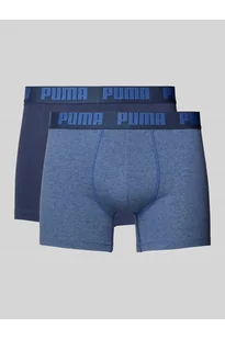 Obcisłe bokserki z detalem z logo w zestawie 2 szt. - Puma - Majtki damskie - miniaturka - grafika 1