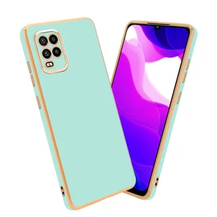 Etui ochronne Cadorabo do Xiaomi Mi 10 LITE w kolorze błyszczącej miętowej zieleni - złote etui z elastycznego silikonu TPU chroniące aparat fotograficzny - Etui i futerały do telefonów - miniaturka - grafika 1