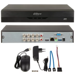 Monitoring zewnętrzny 6 kamer 8MPx Dahua HAC-HFW1800TL-A-0360B Wizsense Mikrofon - Zestawy do monitoringu - miniaturka - grafika 2