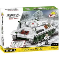Klocki - Cobi Historical Collection World War II T-34/76 mod 1941/42 2595 - miniaturka - grafika 1