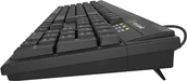 Klawiatury - KeySonic KSK-8008U-IP klawiatura Dom/Biuro USB Czarny 61083 - miniaturka - grafika 1
