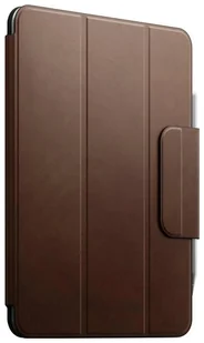 NOMAD Leather Folio do iPad Pro 11'' M4 2024 z magnetycznym mocowaniem na Apple Pencil Brązowy NM013305858 - Etui do tabletów - miniaturka - grafika 1