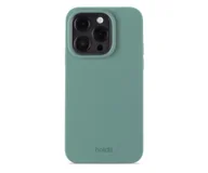 Etui i futerały do telefonów - Holdit Silicone Case iPhone 15 Pro Moss Green - miniaturka - grafika 1