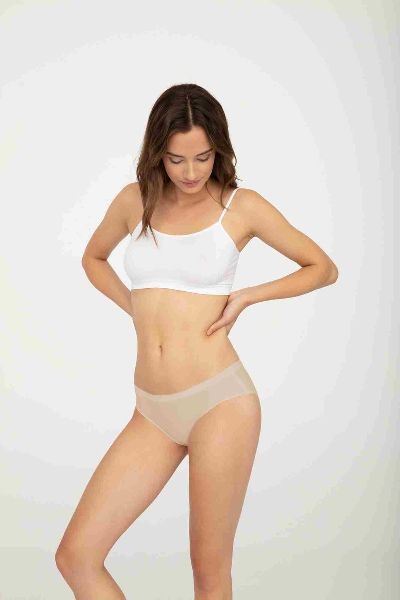 Majtki typu bikini, beżowe, Gatta